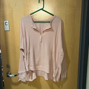 Aerie Light Pink Button Down Shirt